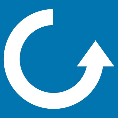 Düz vektör simge Döndür