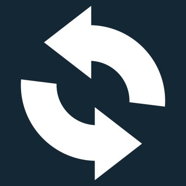 Düz vektör simgesini tazele