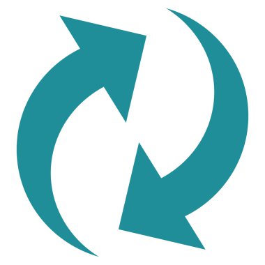 Düz vektör simgesini tazele