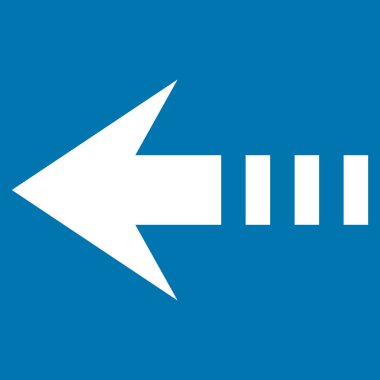 Sol düz vektör simge göndermek