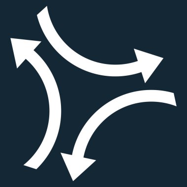 Vektör simge Exchange oklar düz