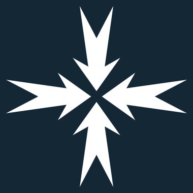 Sıkıştırma OK düz vektör simgesi