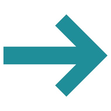 Düz vektör simgesi sağ ok