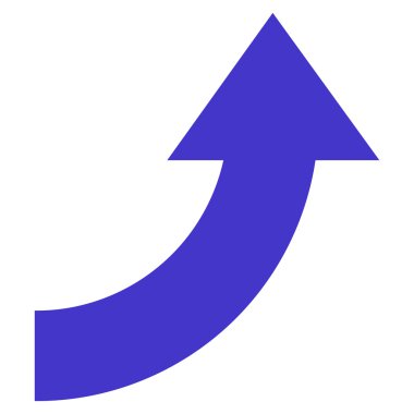 Düz vektör simge Döndür