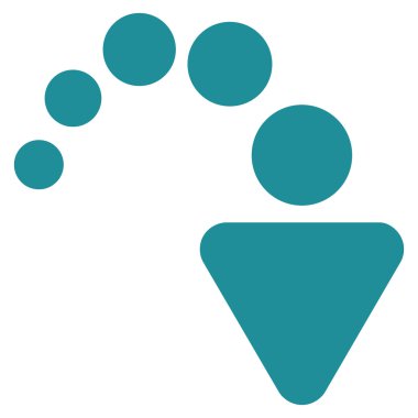 Düz vektör simge Yinele