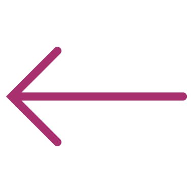 Ok sol düz vektör simgesi