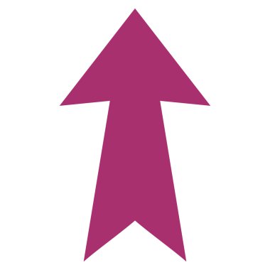 Düz vektör simge yukarı ok