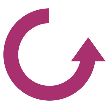 Düz vektör simge Döndür