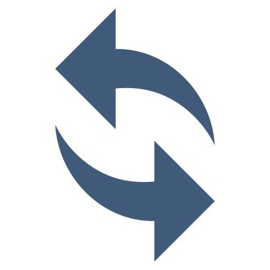 Düz vektör simgesini tazele