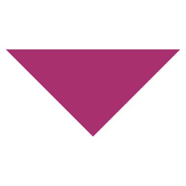 Düz vektör simgesi aşağı ok ucu