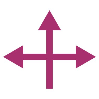 Kavşak yön düz vektör simgesi