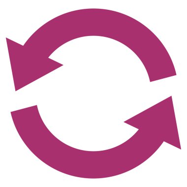 Düz vektör simgesini tazele