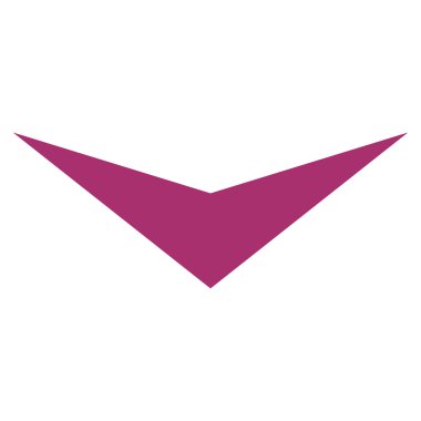 Düz vektör simgesi aşağı ok ucu