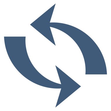 Düz vektör simgesini tazele