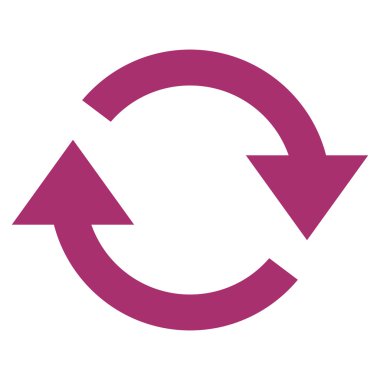 Düz vektör simgesini tazele