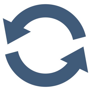 Düz vektör simgesini tazele