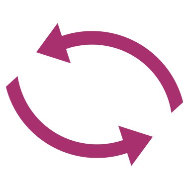 Vektör simge Exchange oklar düz