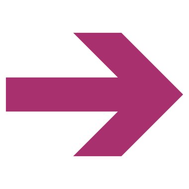 Düz vektör simgesi sağ ok