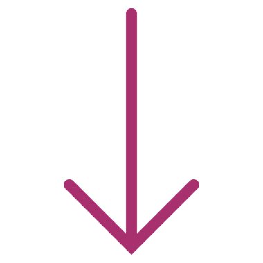 Düz vektör simgesi aşağı ok