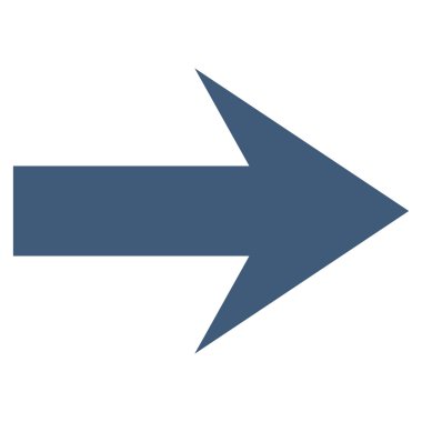 Düz vektör simgesi sağ ok