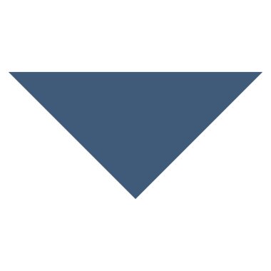 Düz vektör simgesi aşağı ok ucu