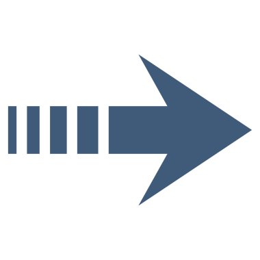 Sağ göndermek düz vektör simgesi