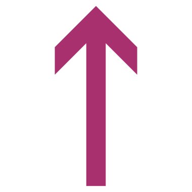 Düz vektör simge yukarı ok