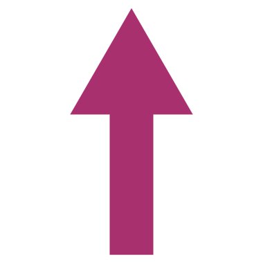 Düz vektör simge yukarı ok