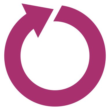 Düz vektör simge döndürmek