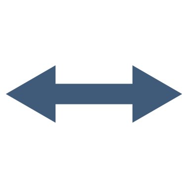 Yatay Çevir düz vektör simgesi