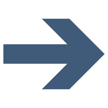 Düz vektör simgesi sağ ok