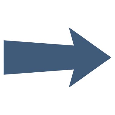 Düz vektör simgesi sağ ok