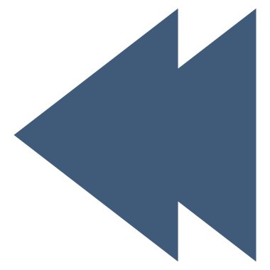 Sol düz vektör simgesi hareket