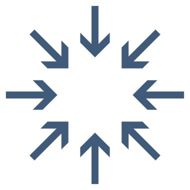 Basınç oklar düz vektör simgesi