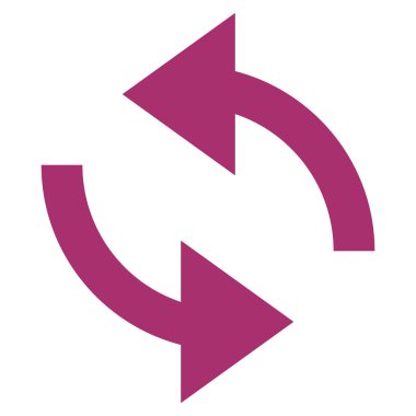 Vektör simge Exchange oklar düz