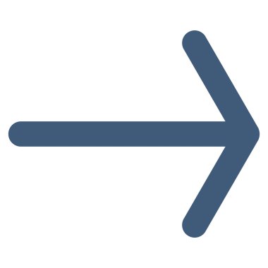 Düz vektör simgesi sağ ok