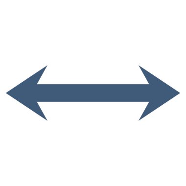 Yatay Çevir düz vektör simgesi