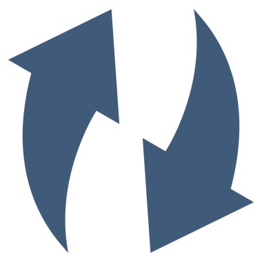 Düz vektör simgesini tazele