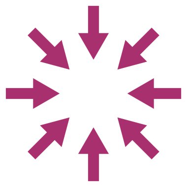 Vektör simge kompakt oklar düz