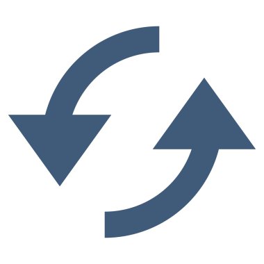 Düz vektör simgesini tazele