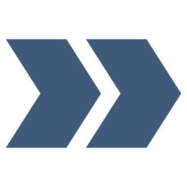 Vardiya doğru düz vektör simgesi