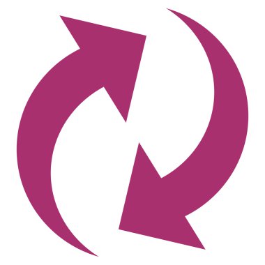 Düz vektör simgesini tazele