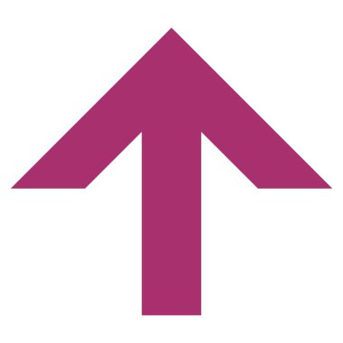 Düz vektör simge yukarı ok