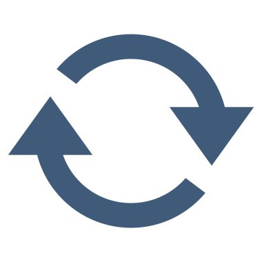 Düz vektör simgesini tazele