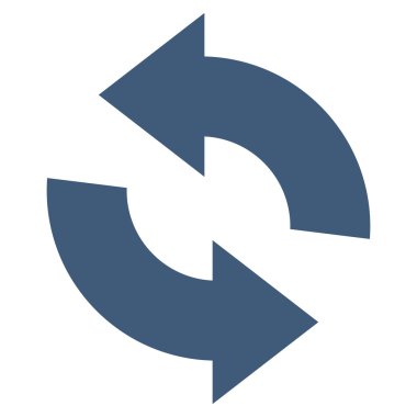 Düz vektör simgesini tazele