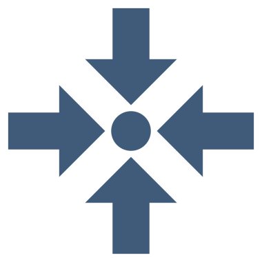 Oklar düz vektör simge küçültmek