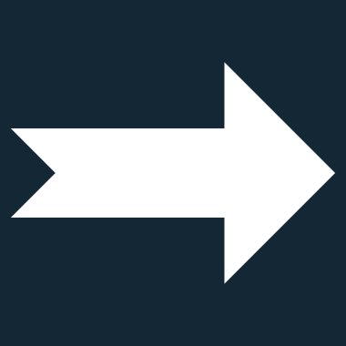 Düz vektör simgesi sağ ok