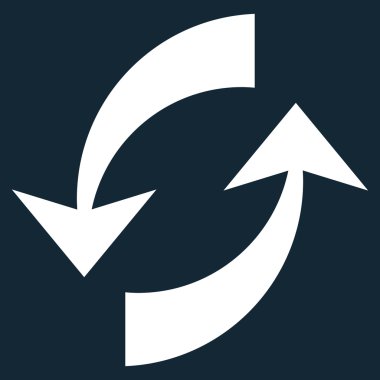 Vektör simge Exchange oklar düz