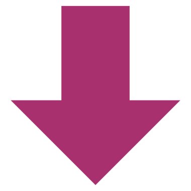 Düz vektör simgesi aşağı ok