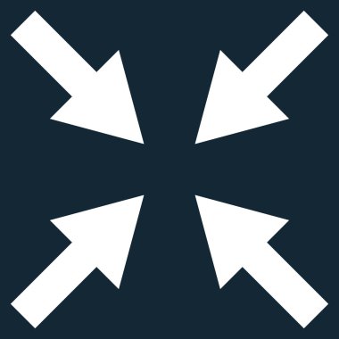 Oklar düz vektör simge sıkıştırmak